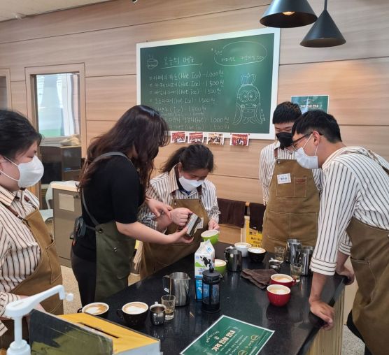 5월 바리스타 교육 수업진행