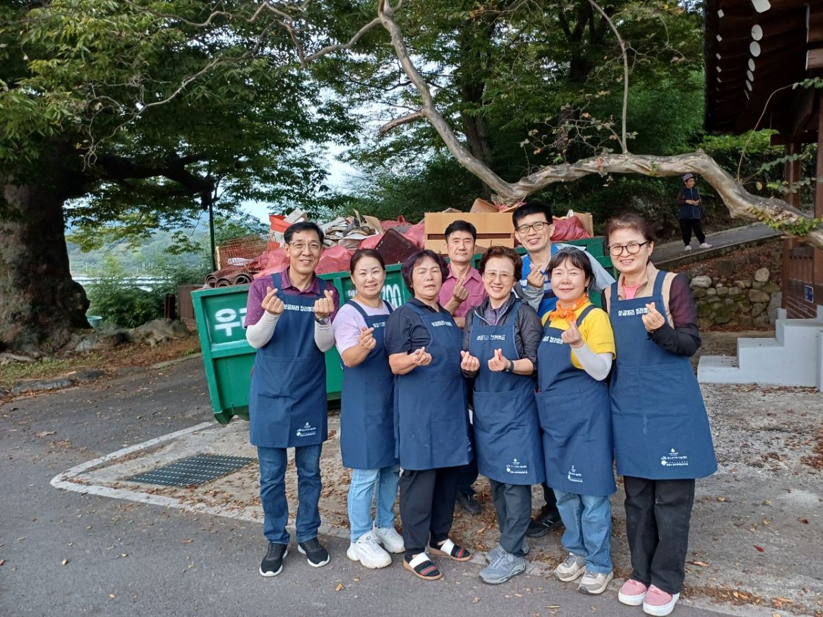 보금자리정리정돈 재능봉사단, 장애가정 정리정돈 진행